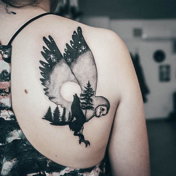 Girls Tattoos With Forest