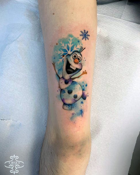 Girls Tattoos With Frozen