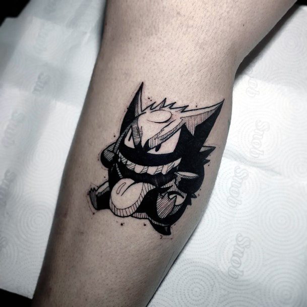 Girls Tattoos With Gengar