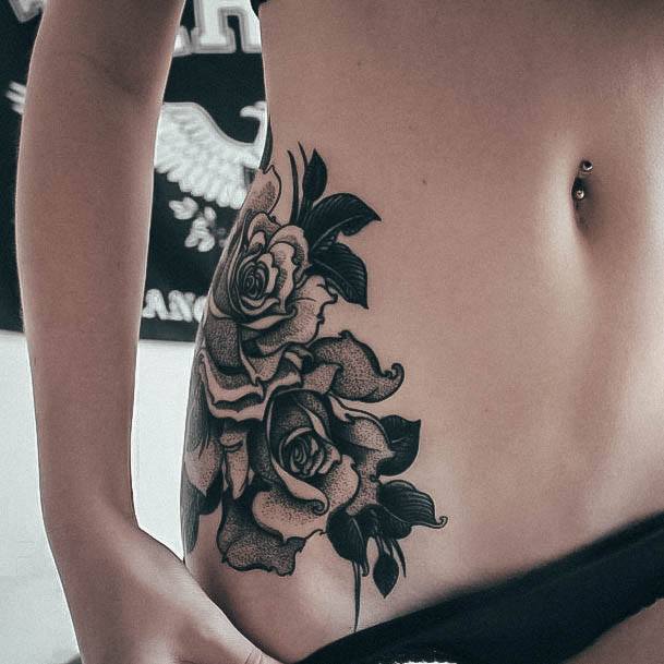 Girls Tattoos With Hip