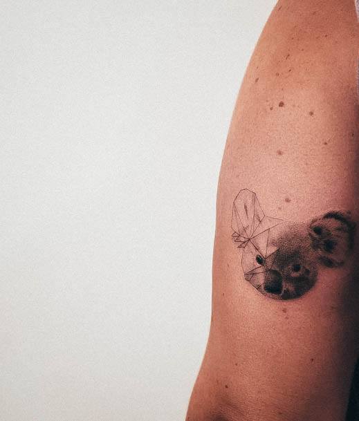 Girls Tattoos With Koala