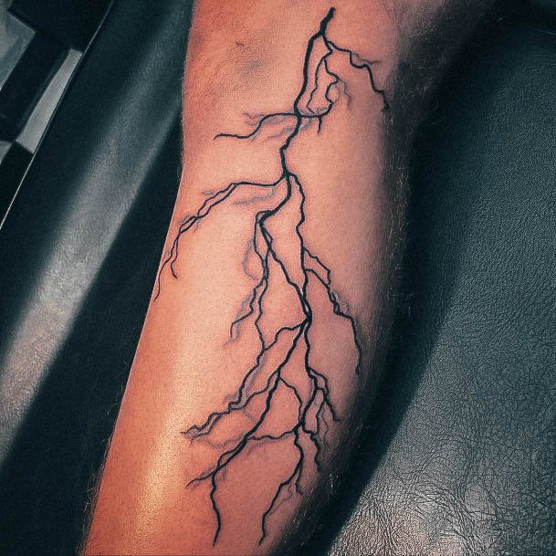 Lightning Bolt Thunderbolt Tattoo Variations And Meanings
