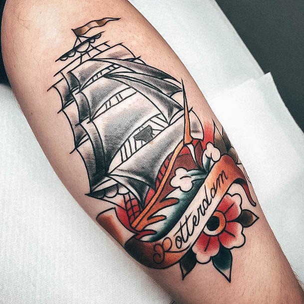 Girls Tattoos With Nautical