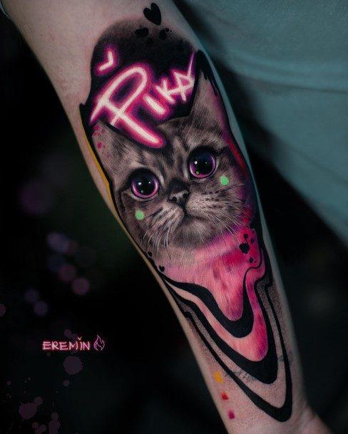 Girls Tattoos With Neon