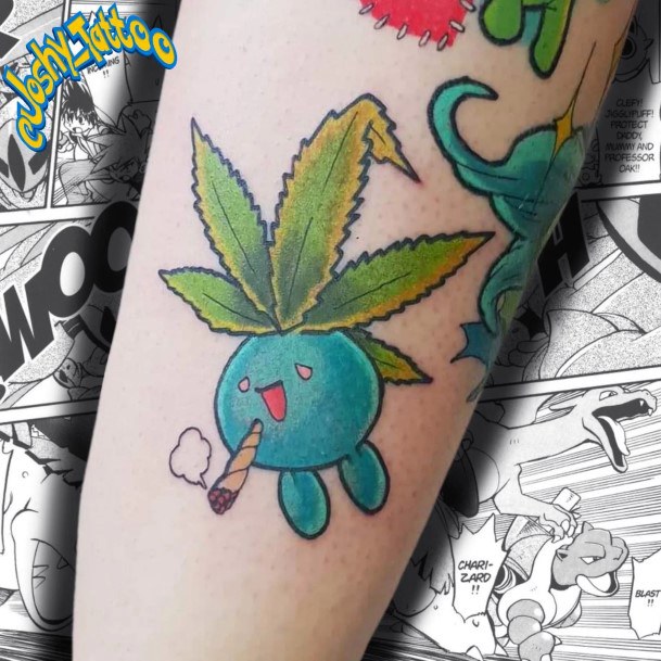 Girls Tattoos With Oddish