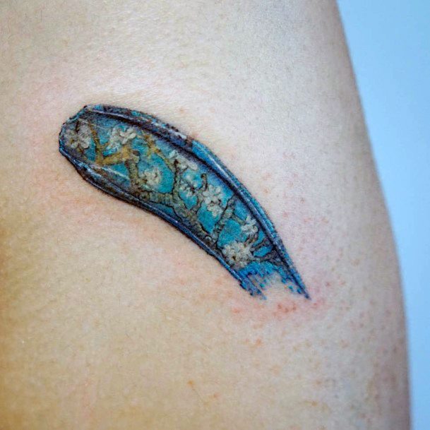 Girls Tattoos With Palette Texture