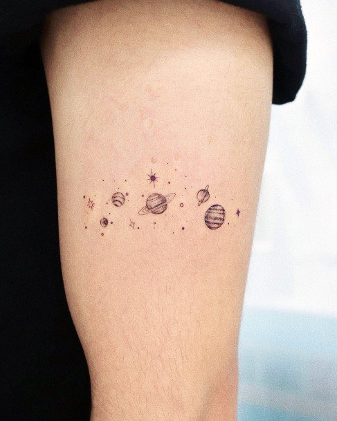 Girls Tattoos With Pluto