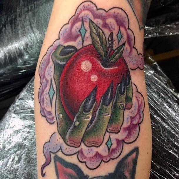 Girls Tattoos With Poison Apple