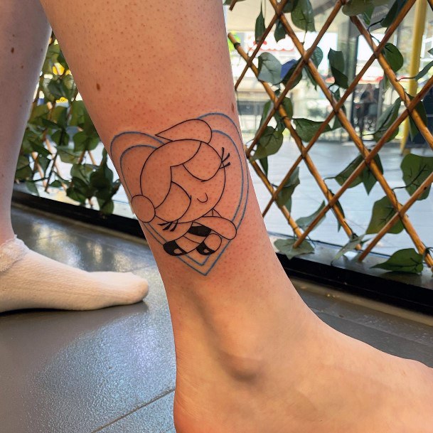 Girls Tattoos With Powerpuff Girls Bubbles