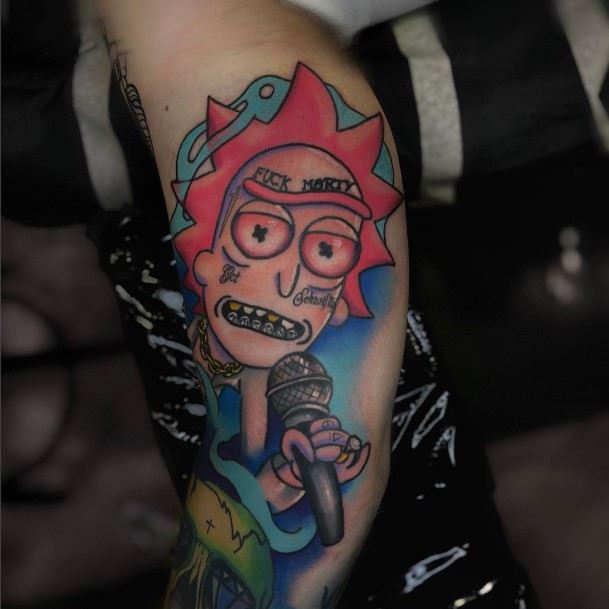 Girls Tattoos With Rick And Morty