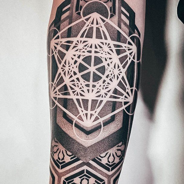 Girls Tattoos With Sacred Geometry