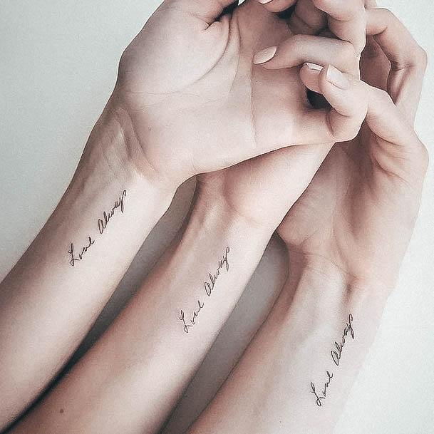 Girls Tattoos With Small Wrist