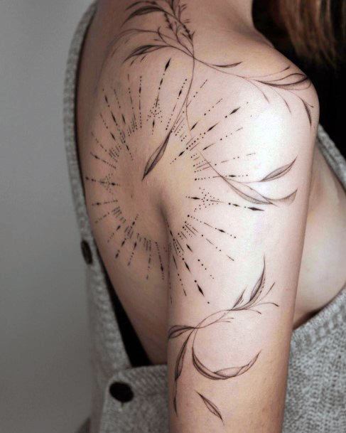 Girls Tattoos With Spiritual