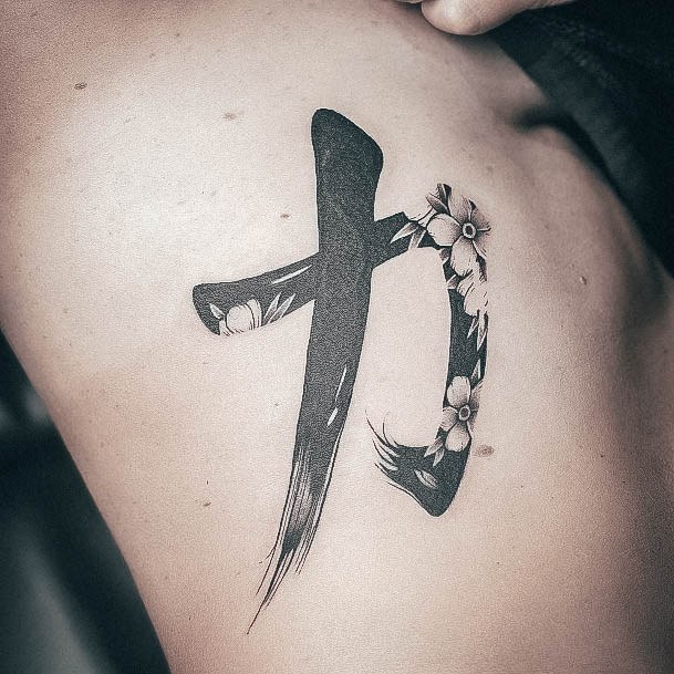 Girls Tattoos With Strength