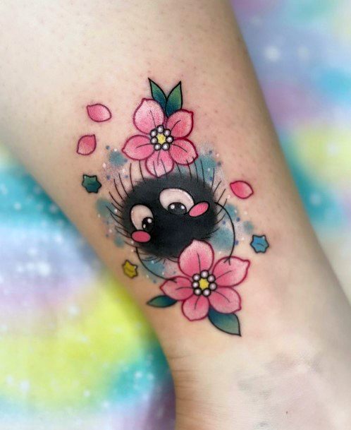 Girls Tattoos With Susuwatari