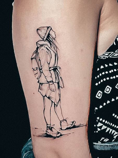 Girls Tattoos With Travel