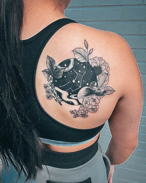 Girls Tattoos With Virgo