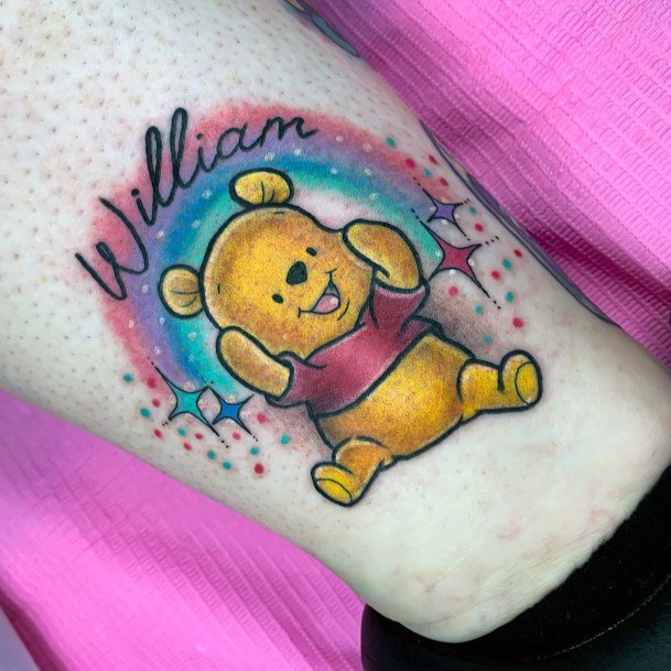 Girls Tattoos With Winnie The Pooh