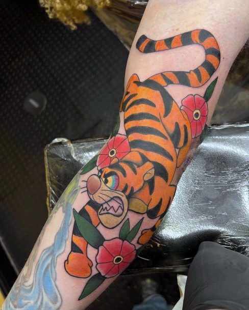 Girls Tigger Tattoo Ideas