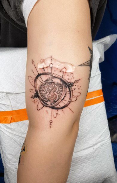 Girls Time Turner Tattoo Ideas