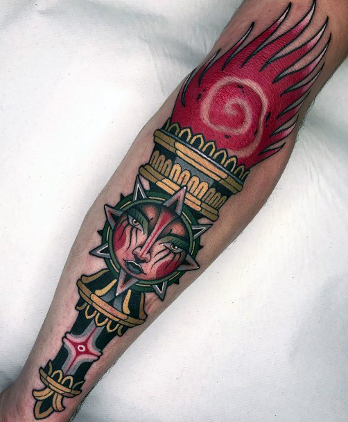 Girls Torch Tattoo Ideas