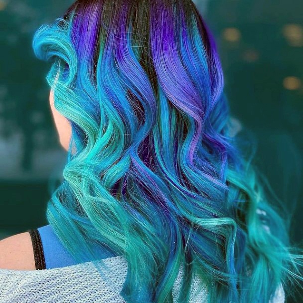 Girls Turquoise Hairstyles Ideas