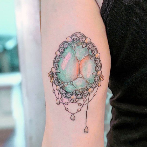 Girls Turquoise Tattoo Ideas