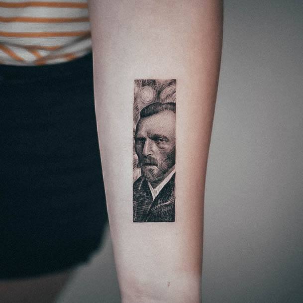 Girls Van Gogh Tattoo Designs