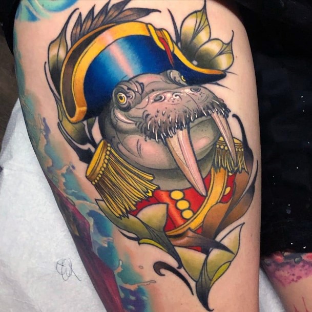 Girls Walrus Tattoo Ideas