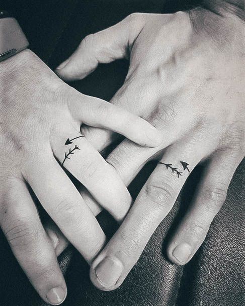 Girls Wedding Ring Tattoo Ideas