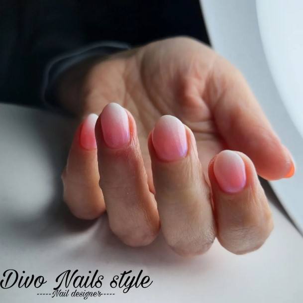 Girls White Ombre Nail Art Ideas