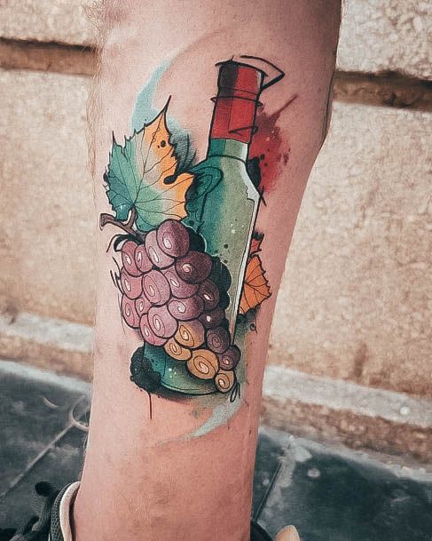 Girls Wine Ideas For Tattoos