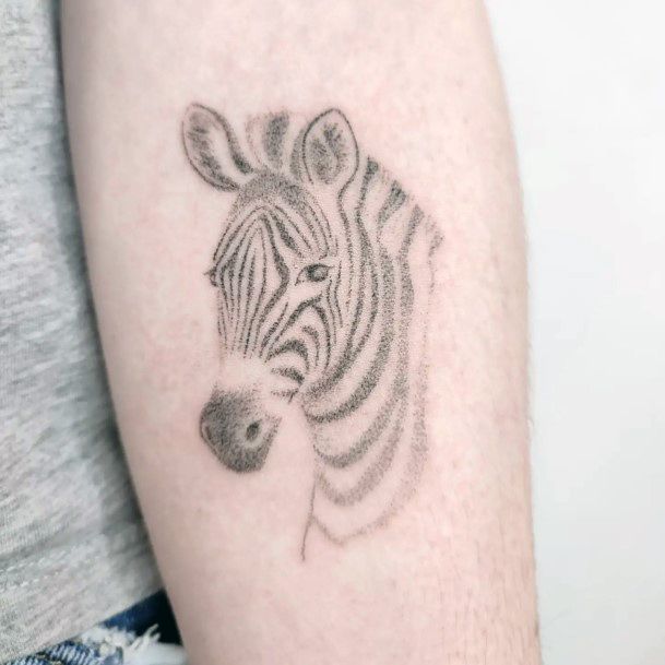 Girls Zebra Tattoo Designs