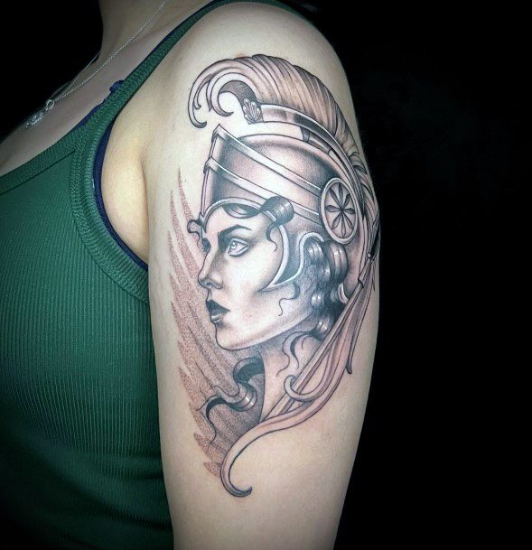 Girly Athena Tattoo Ideas