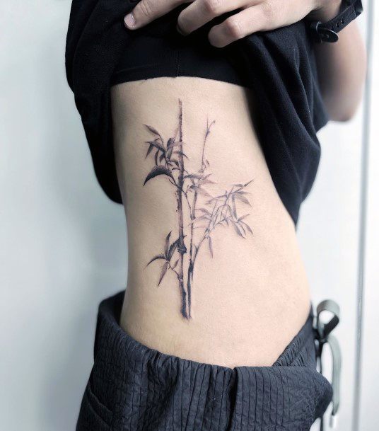 Girly Bamboo Tattoo Ideas