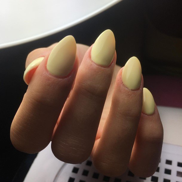 Girly Banana Nail Ideas