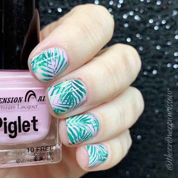 Girly Beach Designs For Fingernails