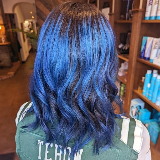 Girly Blue Ideas For Hairstyless