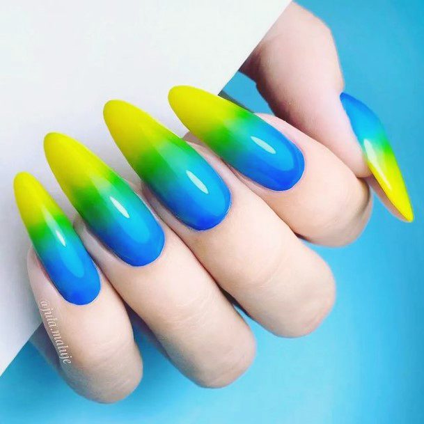 Girly Bright Summer Nails Ideas