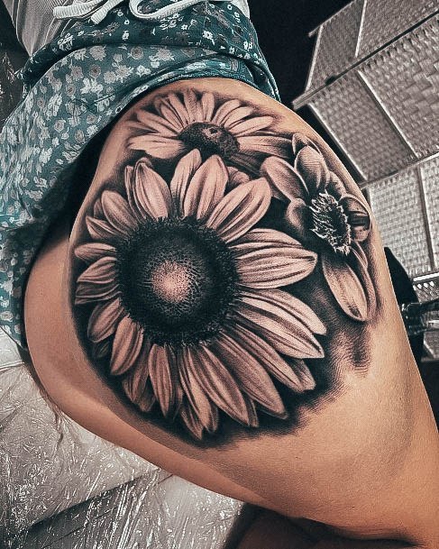 Girly Butt Female Tattoo Designs