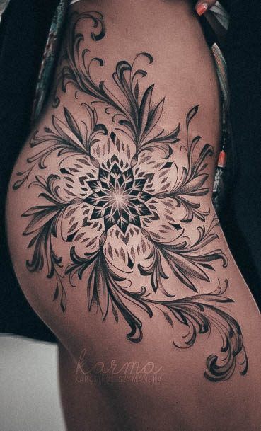 Girly Butt Tattoo Ideas