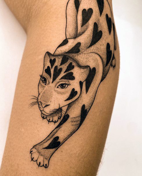 Girly Cheetah Tattoo Ideas