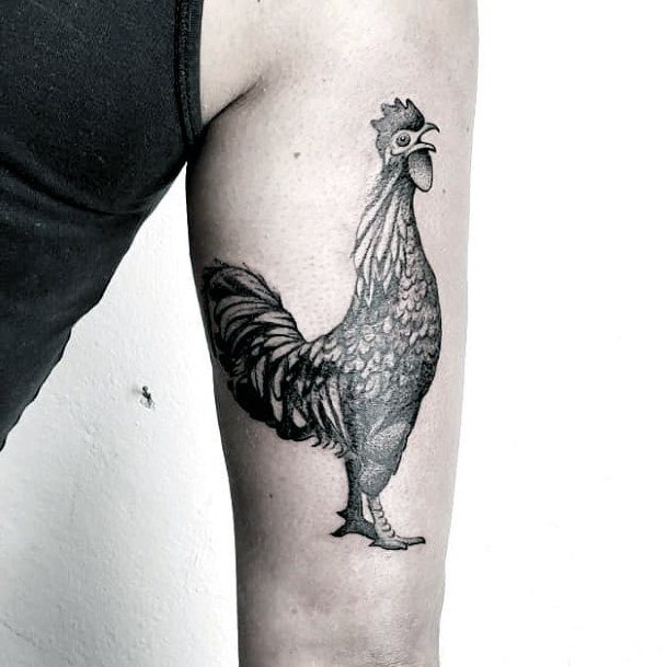 Girly Chicken Designs For Tattoos
