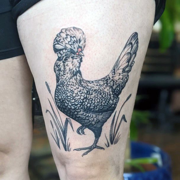 Girly Chicken Tattoo Ideas