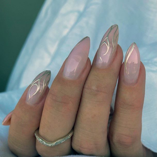 Girly Chrome Nails Ideas