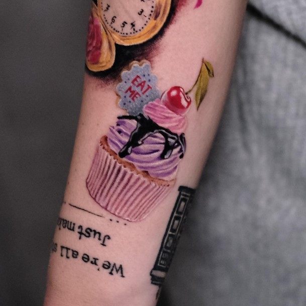 Girly Cupcake Tattoo Ideas