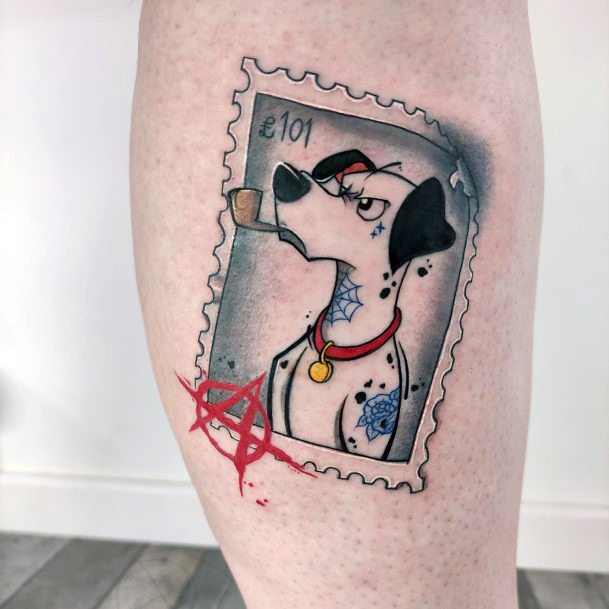 Girly Dalmatian Tattoo Ideas