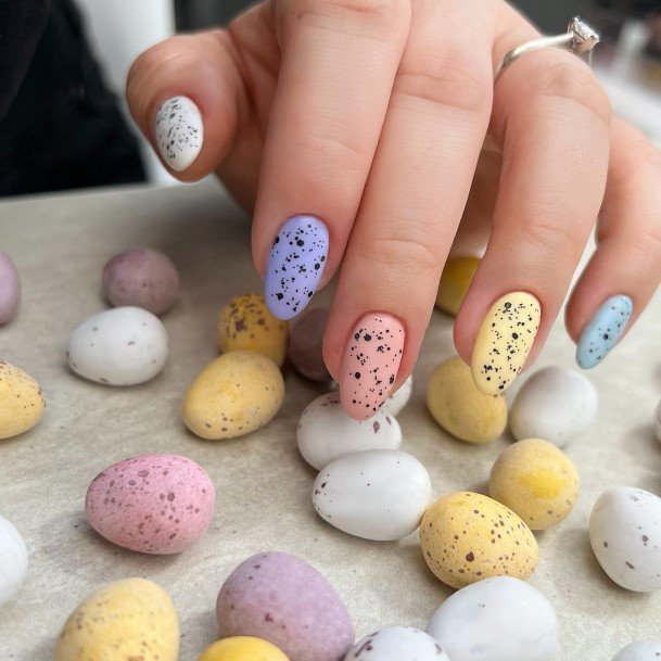 Girly Easter Nail Ideas
