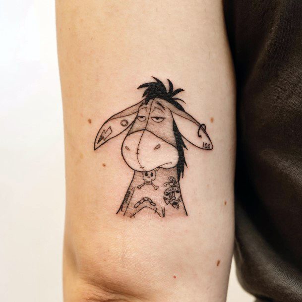 Girly Eeyore Tattoo Ideas