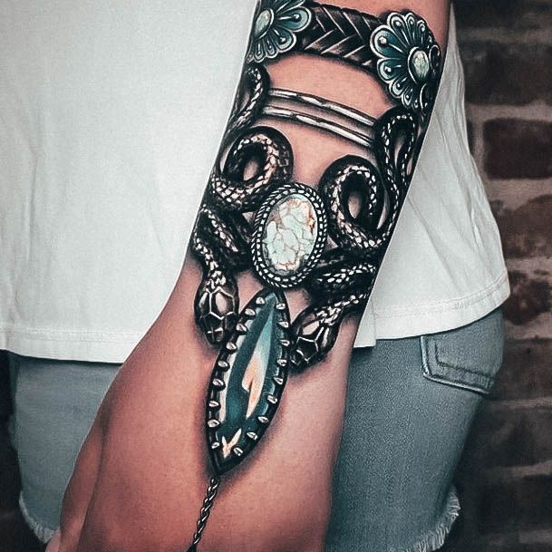 Girly Forearm Sleeve Tattoo Ideas
